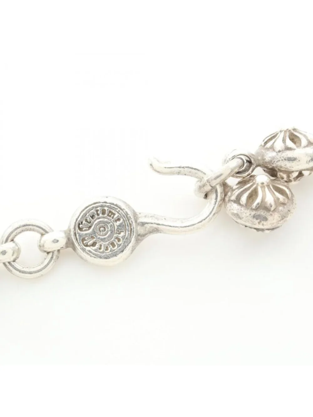 Chrome Hearts Ha Necklace Cross 925 Sterling Silver